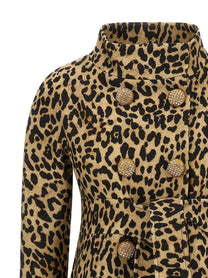 VALENTINO GARAVANI - VALENTINO GARAVANI - Coat Valentino Garavani animal print cloth - Women’s Outerwear