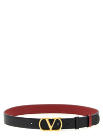 VALENTINO GARAVANI - VALENTINO GARAVANI - Valentino Garavani VLogo reversible belt - Women’s Accessories