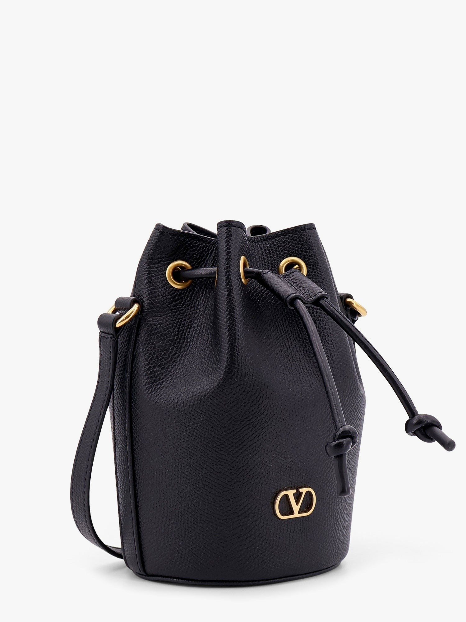 Valentino Garavani - Valentino Garavani Leather Bucket Bag - Women’s Bags