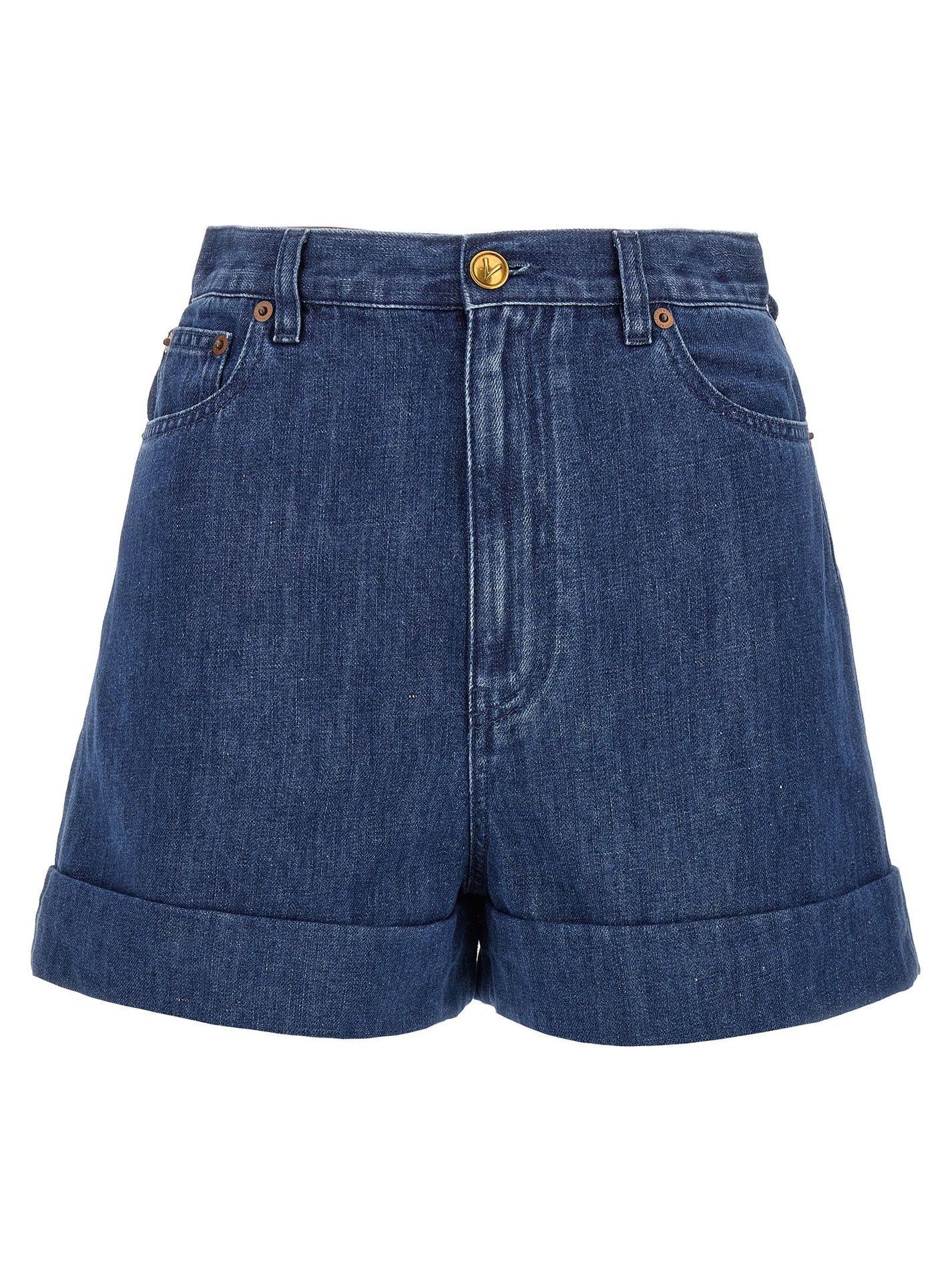 VALENTINO GARAVANI - VALENTINO GARAVANI - Valentino Garavani denim shorts - Women’s Clothing