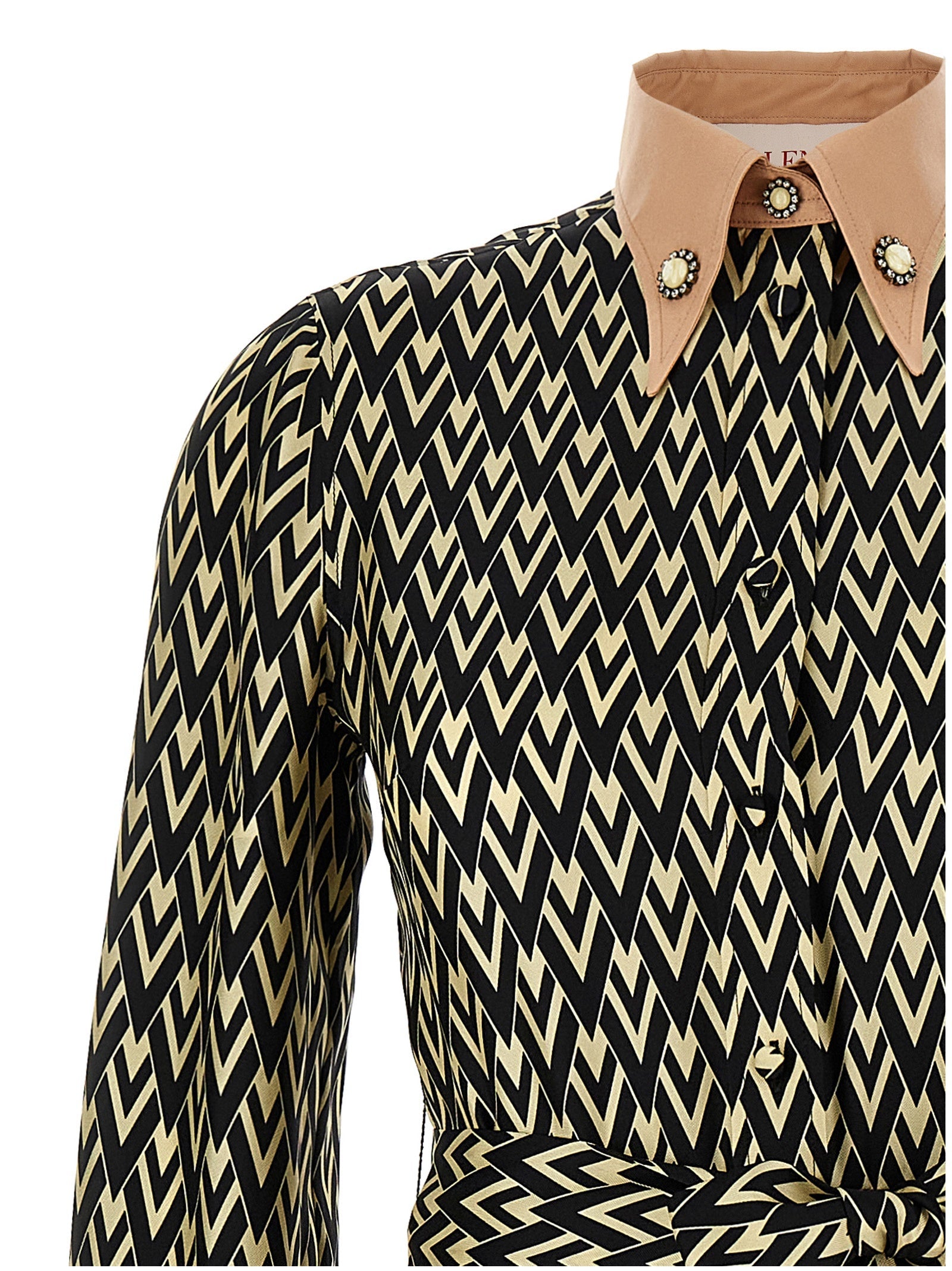 VALENTINO GARAVANI - VALENTINO GARAVANI - Valentino Garavani ’Toute La V’ midi dress - Women’s Clothing