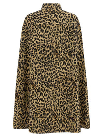 VALENTINO GARAVANI - VALENTINO GARAVANI - Valentino Garavani cape in animalier cloth - Women’s Outerwear