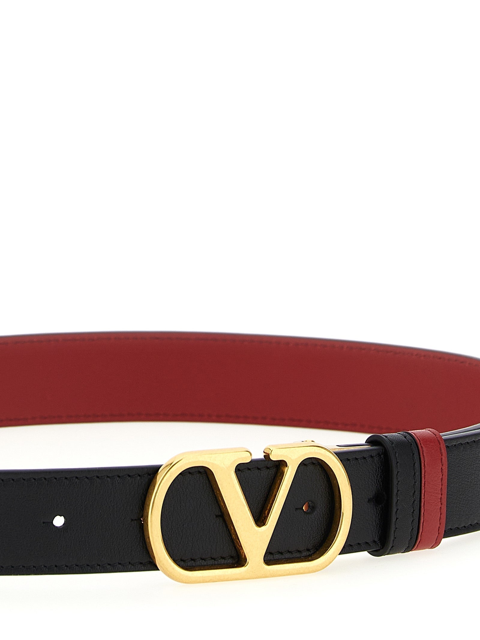 VALENTINO GARAVANI - VALENTINO GARAVANI - Valentino Garavani VLogo reversible belt - Women’s Accessories