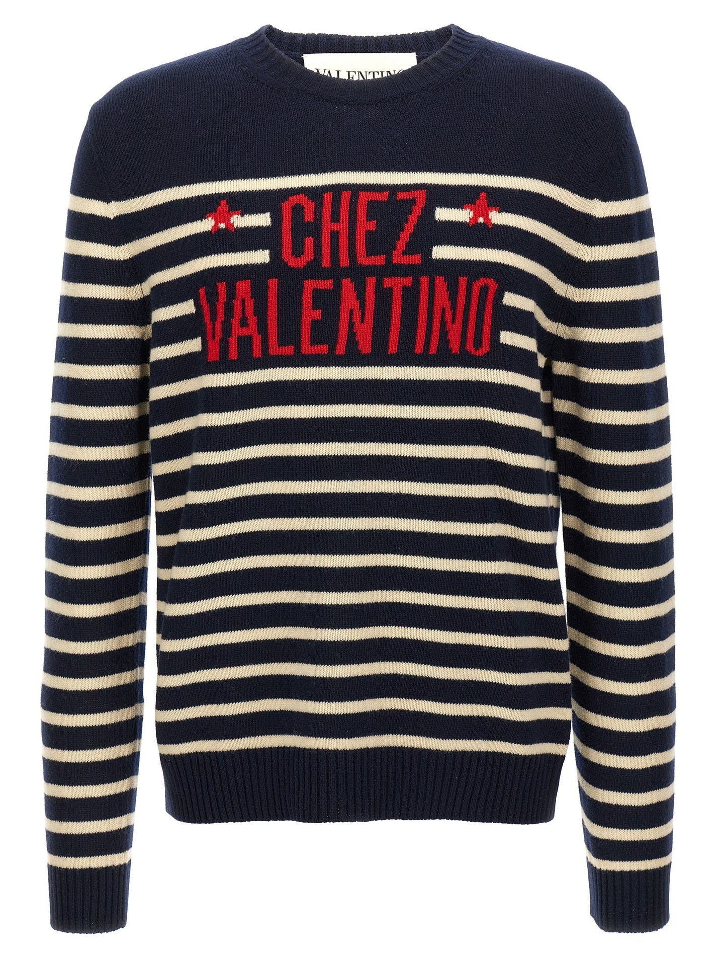 VALENTINO GARAVANI - VALENTINO GARAVANI - Valentino Garavani ’Chez Valentino’ Jersey - Men’s Knitwear