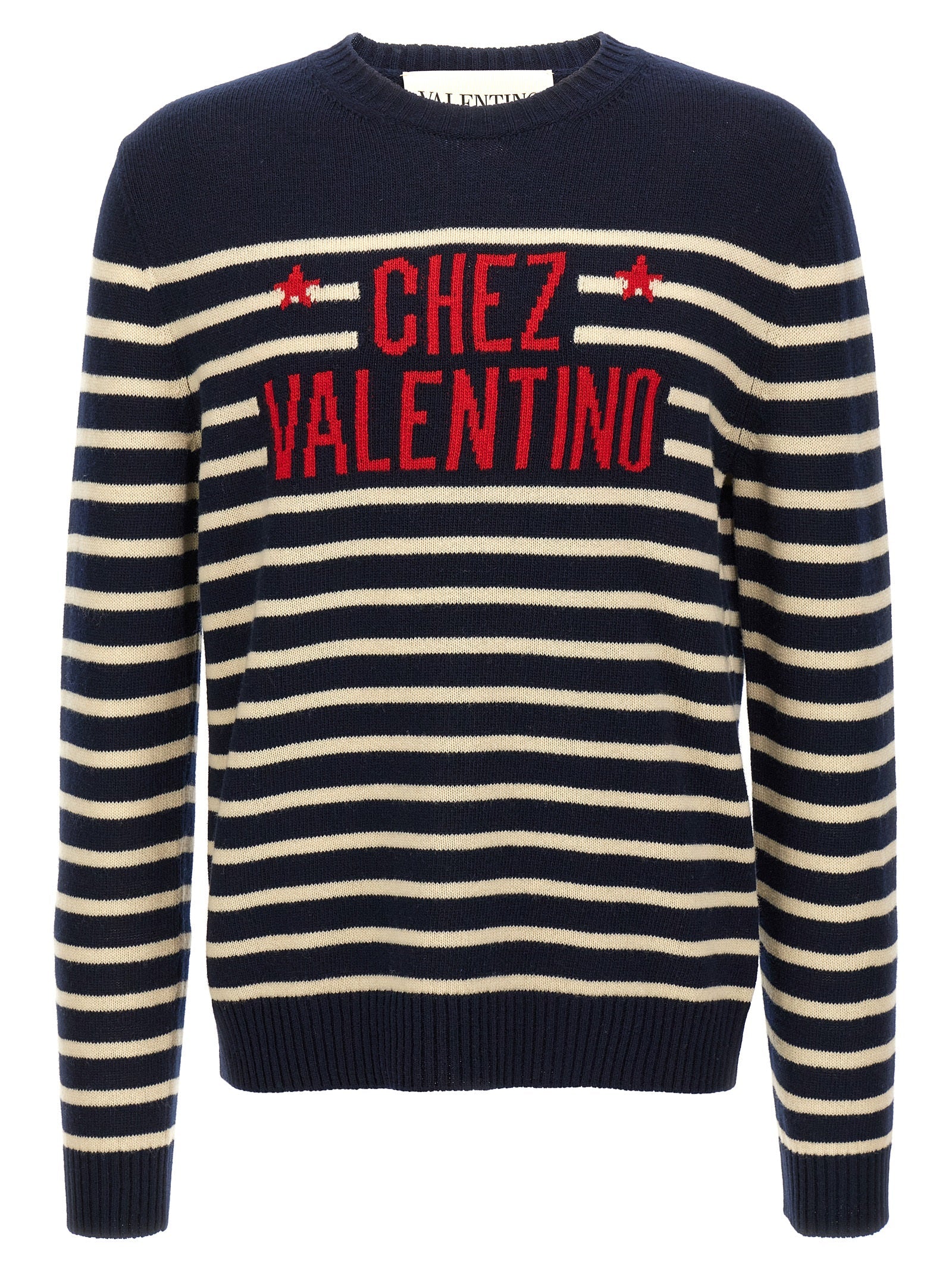 VALENTINO GARAVANI - VALENTINO GARAVANI - Valentino Garavani ’Chez Valentino’ Jersey - Men’s Knitwear
