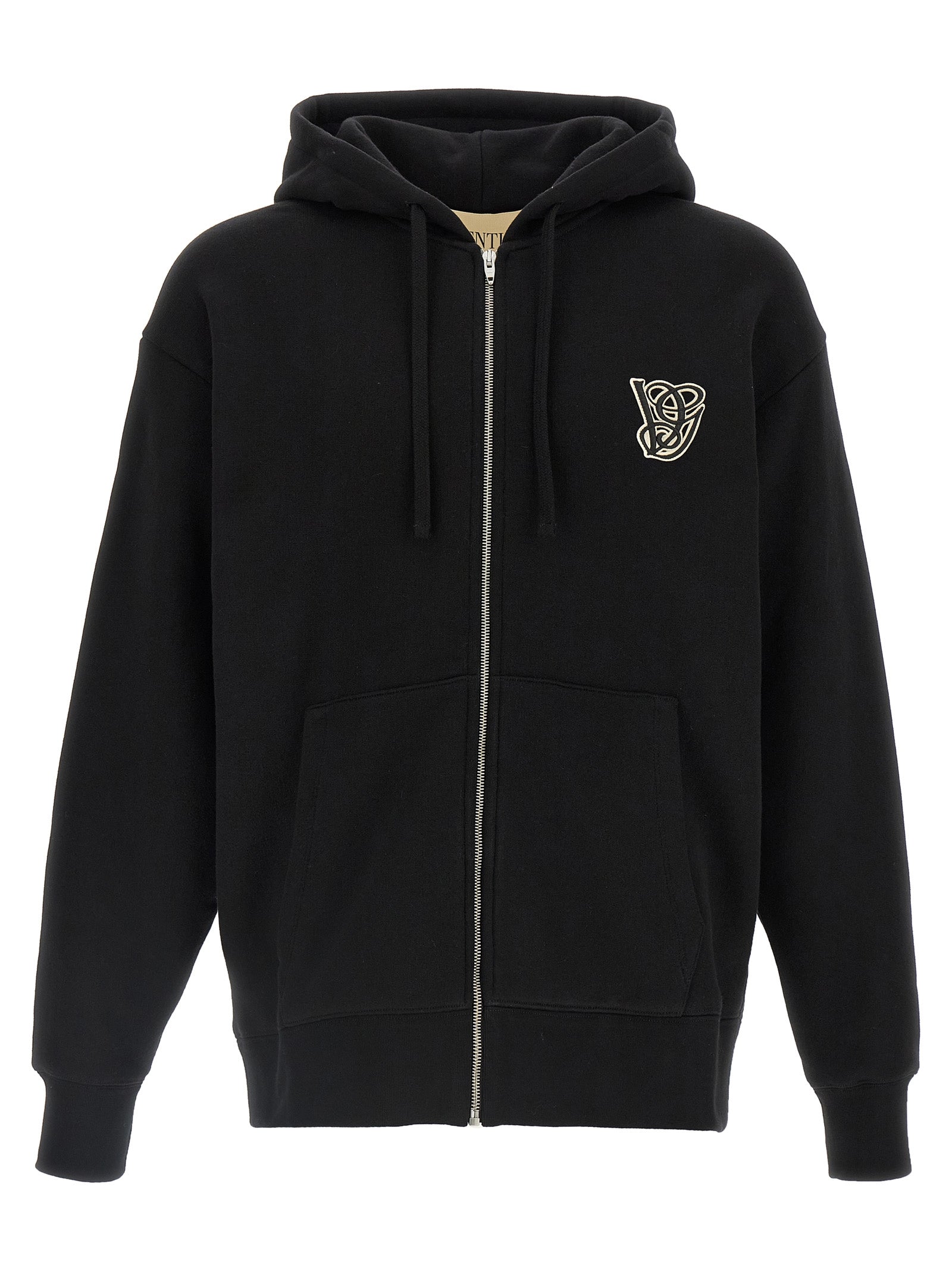 VALENTINO GARAVANI - VALENTINO GARAVANI - Valentino Garavani hoodie VG patch - Men’s Sweatshirts