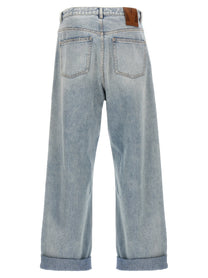 VALENTINO GARAVANI - VALENTINO GARAVANI - Valentino Garavani turn-up jeans - Men’s Clothing