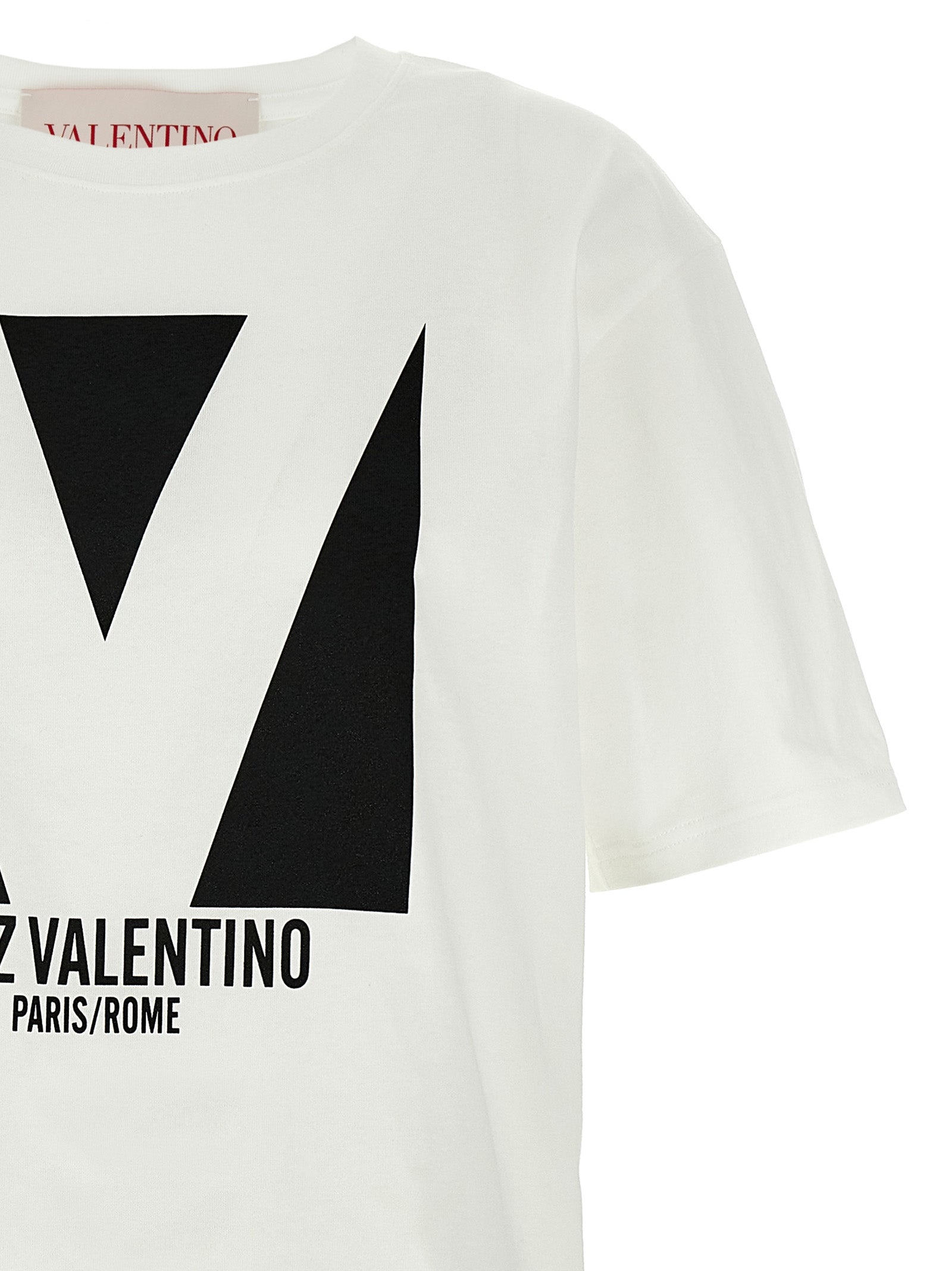 VALENTINO GARAVANI - VALENTINO GARAVANI - Valentino Garavani ’Chez Valentino’ T-shirt - Women’s Tops