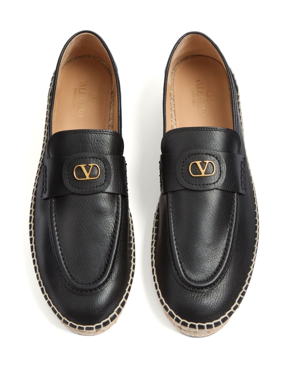 Valentino Garavani - Valentino Garavani Flat shoes Black - Espadrilles