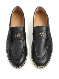 Valentino Garavani - Valentino Garavani Flat shoes Black - Espadrilles