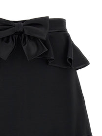 VALENTINO GARAVANI - VALENTINO GARAVANI - Valentino Garavani Crepe Couture skirt - Women’s Bottoms