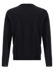 VALENTINO GARAVANI - VALENTINO GARAVANI - Valentino Garavani logo embroidery sweater - Men’s Knitwear