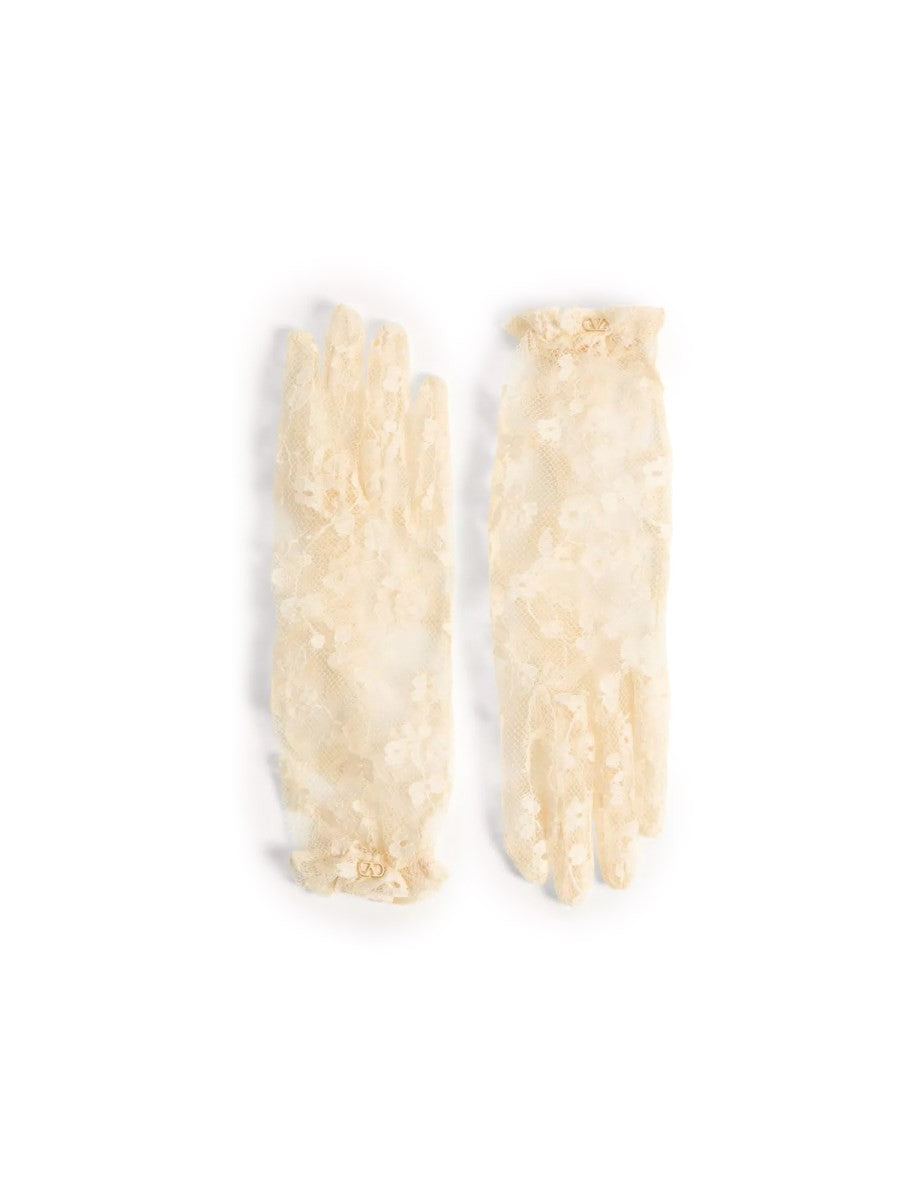 Valentino Garavani - Valentino Garavani Gloves With Ruffles - Women’s Accessories