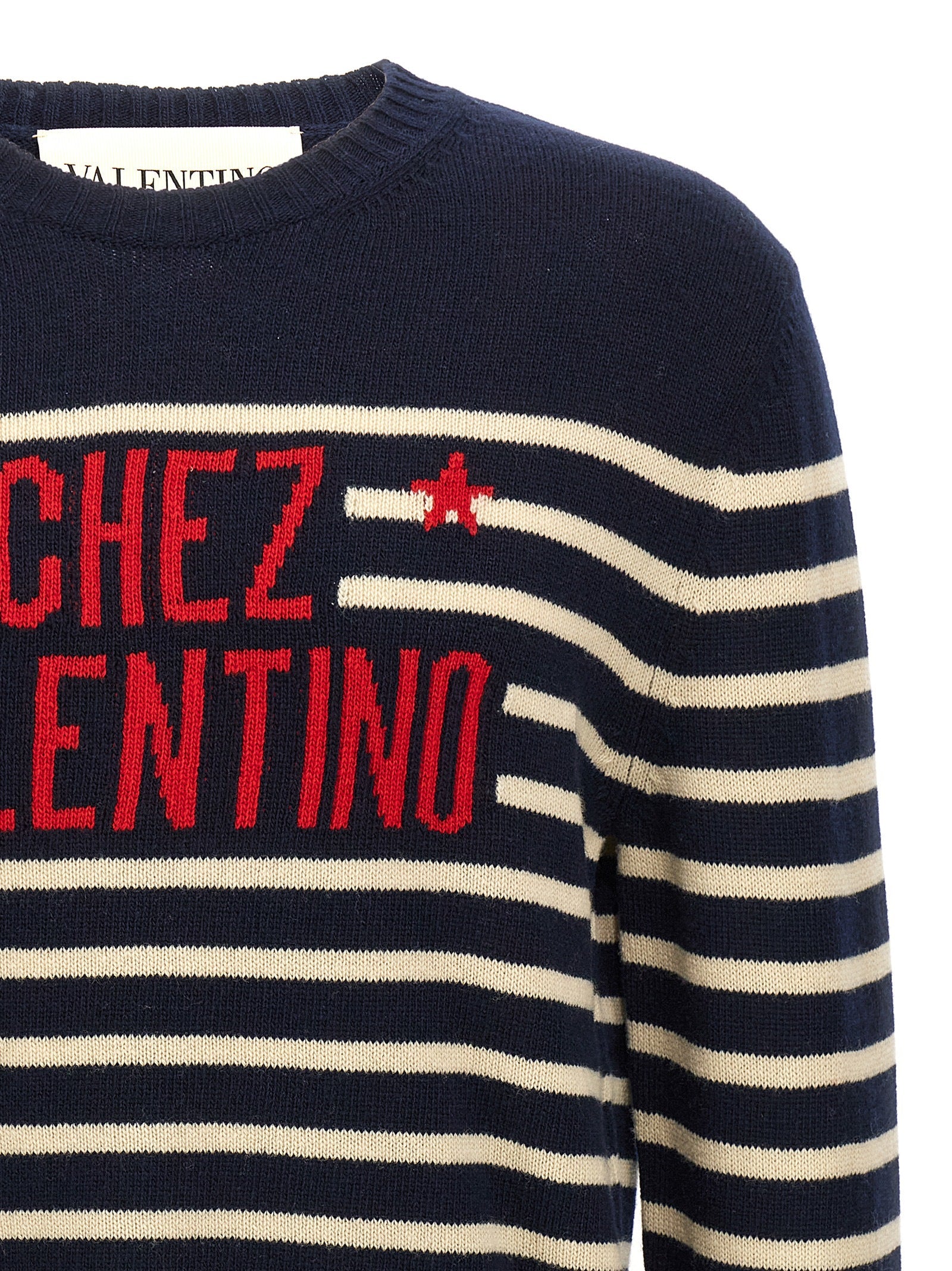 VALENTINO GARAVANI - VALENTINO GARAVANI - Valentino Garavani ’Chez Valentino’ Jersey - Men’s Knitwear