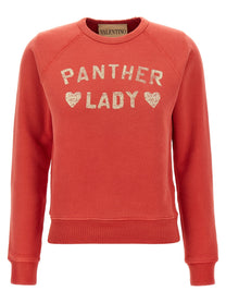 VALENTINO GARAVANI - VALENTINO GARAVANI - Valentino Garavani ’Panther Lady’ sweatshirt - Women’s Sweatshirts
