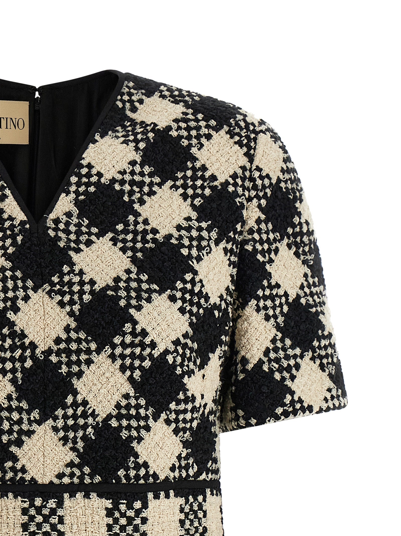 VALENTINO GARAVANI - VALENTINO GARAVANI - Valentino Garavani Damier Tweed dress - Women’s Clothing