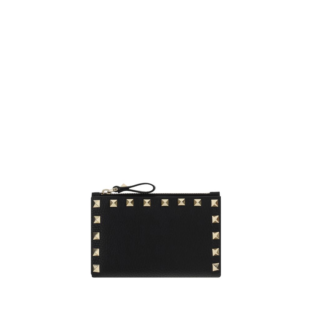 Valentino Garavani - Valentino Garavani Rockstud Card Holder - Small Leather Goods
