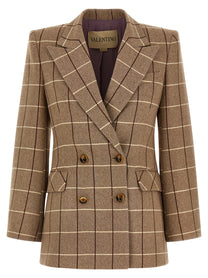 VALENTINO GARAVANI - VALENTINO GARAVANI - Valentino Garavani double-breasted blazer - Women’s Clothing