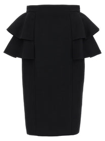 VALENTINO GARAVANI - VALENTINO GARAVANI - Valentino Garavani Crepe Couture skirt - Women’s Clothing