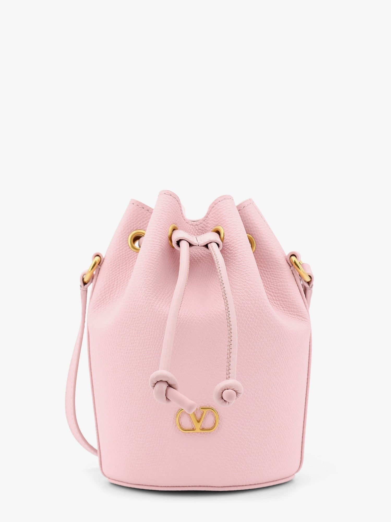 Valentino Garavani - Valentino Garavani Leather Bucket Bag - Women’s Bags