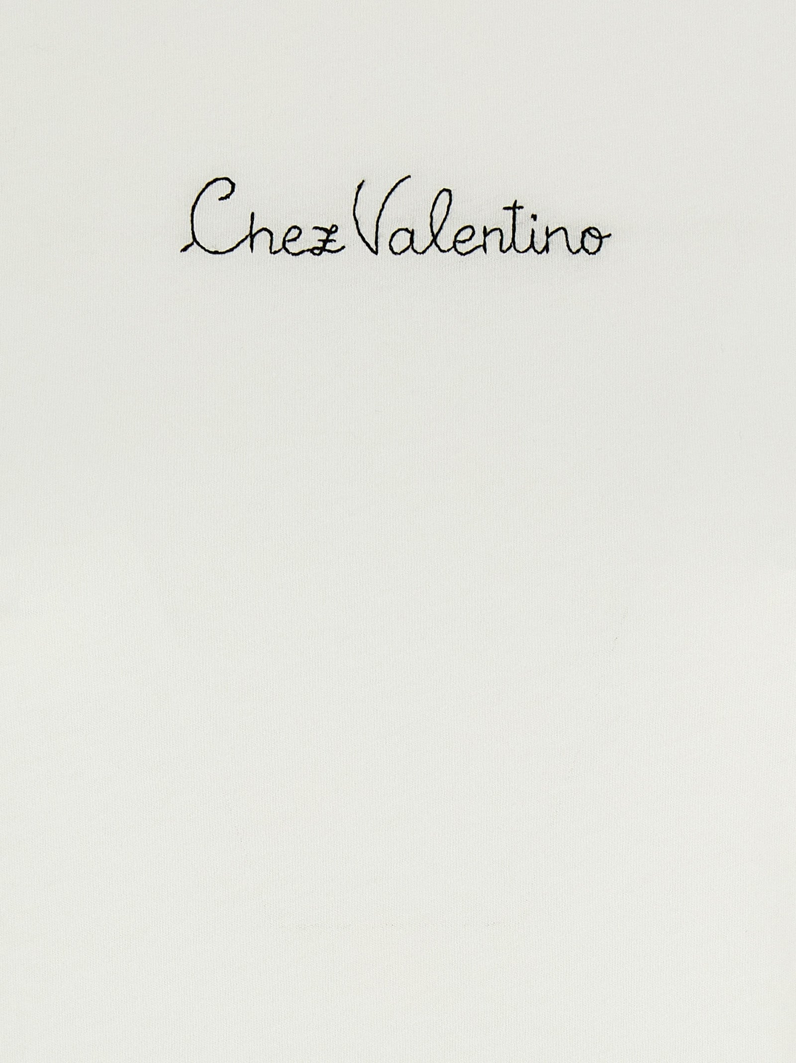 VALENTINO GARAVANI - VALENTINO GARAVANI - Valentino Garavani ’Chez Valentino’ T-shirt - Women’s Tops