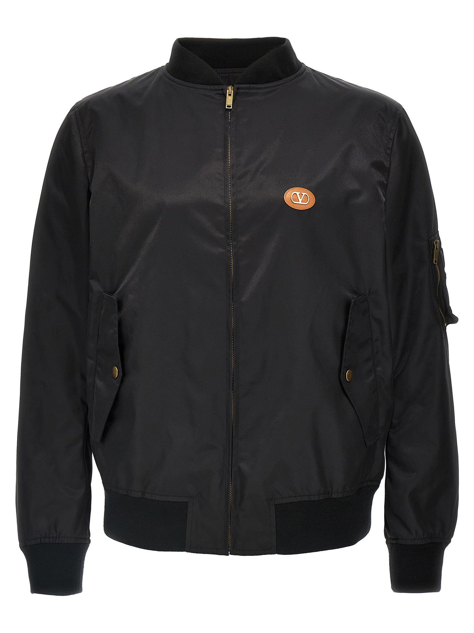 VALENTINO GARAVANI - VALENTINO GARAVANI - Valentino Garavani logo bomber jacket - Men’s Outerwear