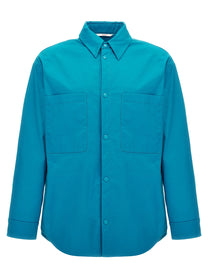 VALENTINO GARAVANI - VALENTINO GARAVANI - Valentino nylon shirt jacket - Men’s Outerwear