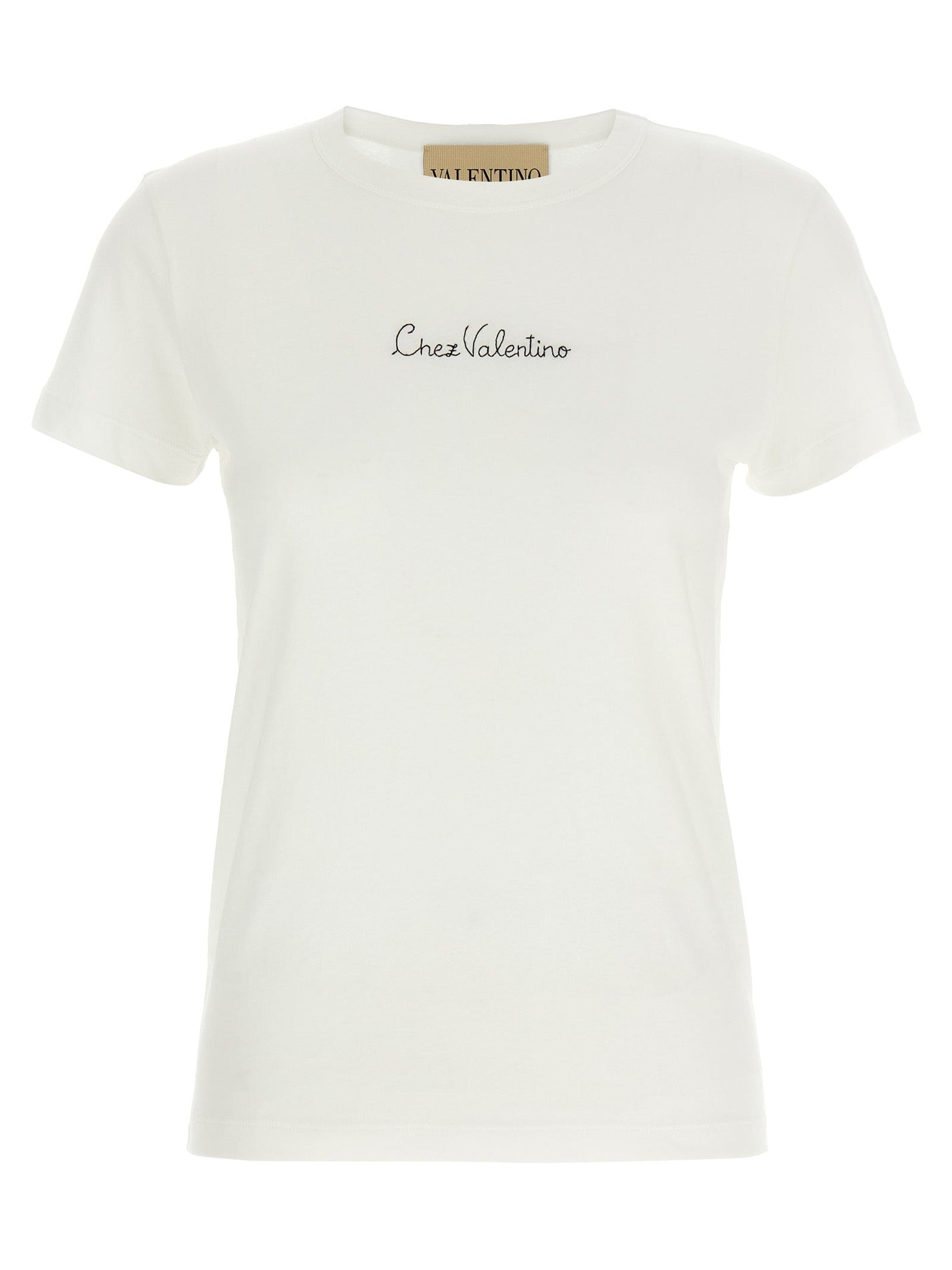 VALENTINO GARAVANI - VALENTINO GARAVANI - Valentino Garavani ’Chez Valentino’ T-shirt - Women’s Tops