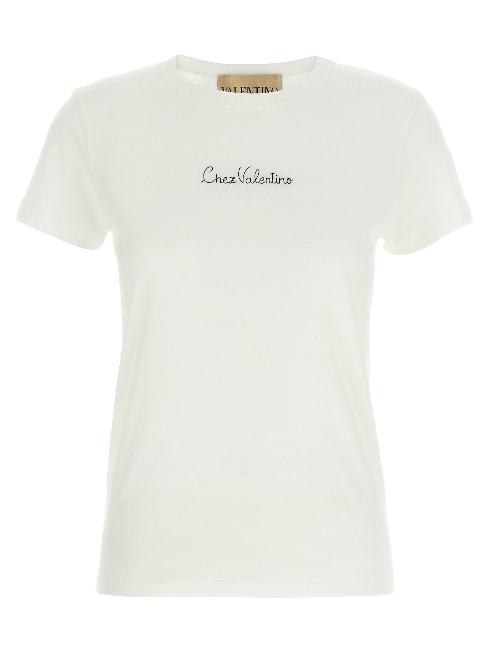 VALENTINO GARAVANI - VALENTINO GARAVANI - Valentino Garavani ’Chez Valentino’ T-shirt - Women’s Tops