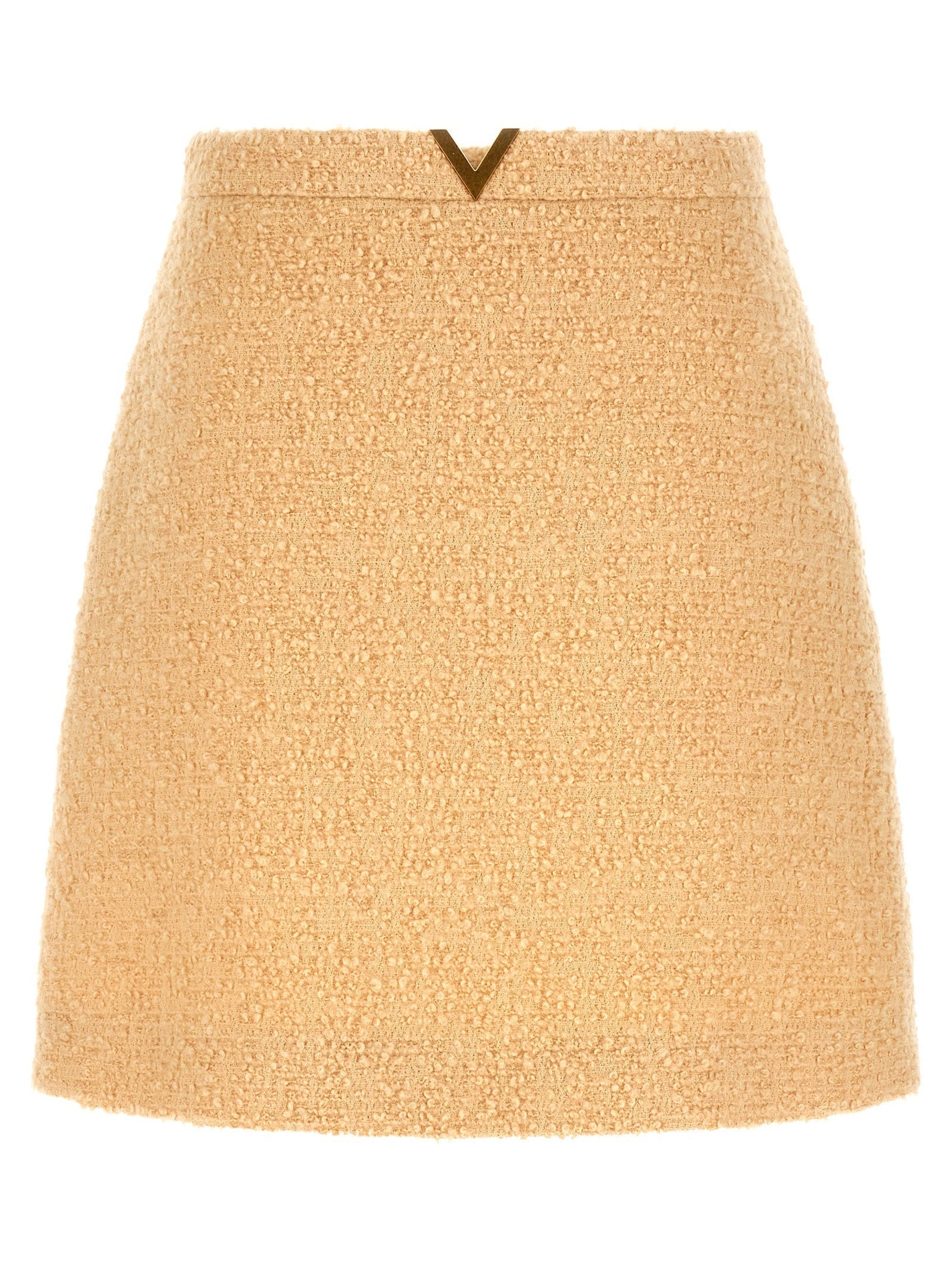 VALENTINO GARAVANI - VALENTINO GARAVANI - Valentino Garavani ’V Gold’ skirt - Women’s Bottoms