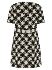VALENTINO GARAVANI - VALENTINO GARAVANI - Valentino Garavani Damier Tweed dress - Women’s Clothing