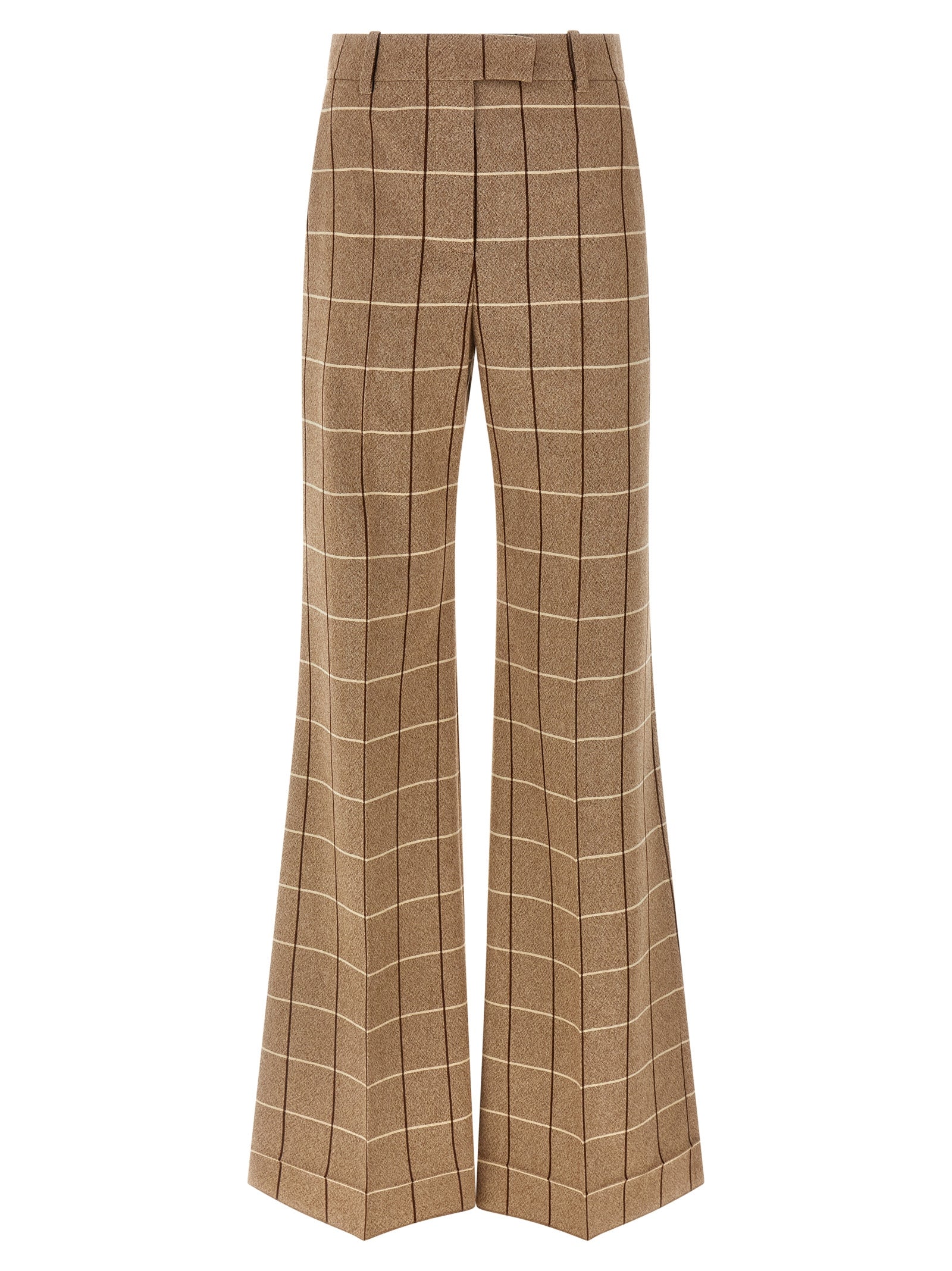 VALENTINO GARAVANI - VALENTINO GARAVANI - ValentinoGaravani Wool pants with window pattern - Women’s Pants