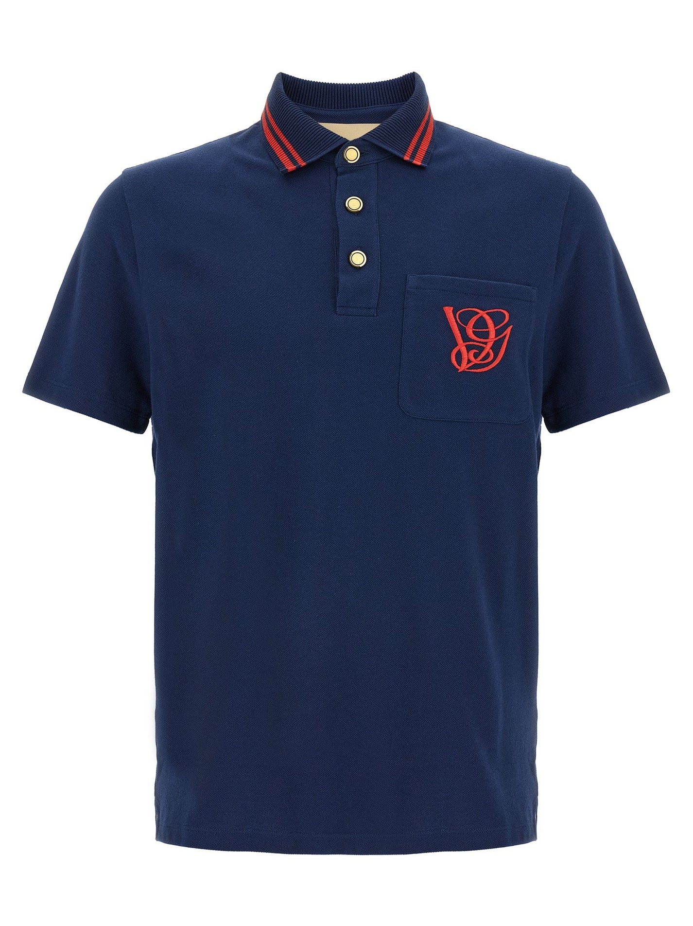 VALENTINO GARAVANI - VALENTINO GARAVANI - Polo Valentino Garavani embroidery ’VG’ - Men’s Tops