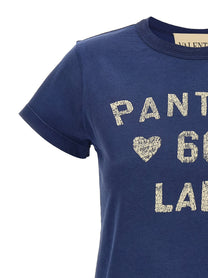 VALENTINO GARAVANI - VALENTINO GARAVANI - Valentino Garavani ’Panther Lady’ T-shirt - Women’s Top