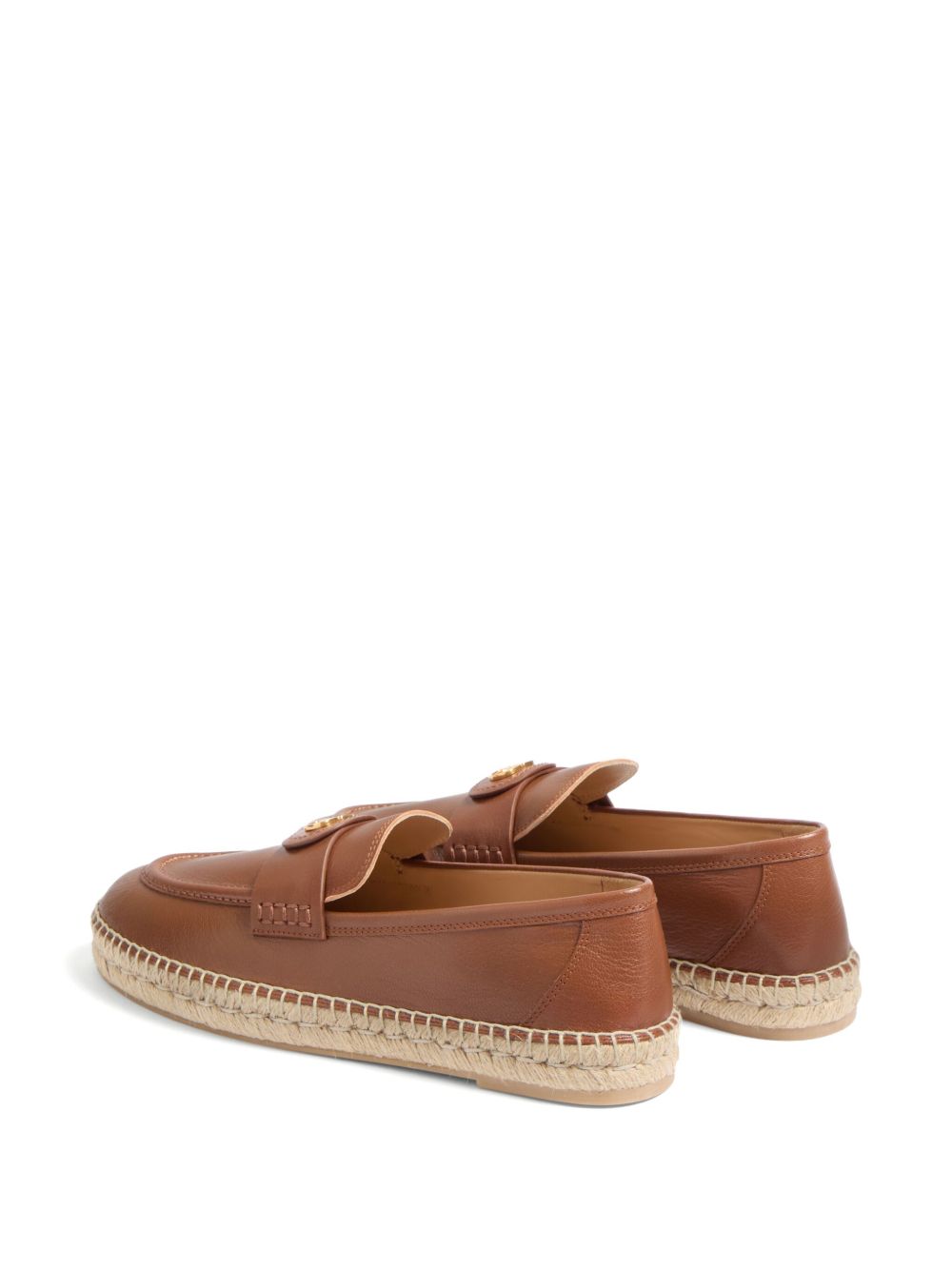 Valentino Garavani - Valentino Garavani Flat shoes Leather Brown - Espadrilles