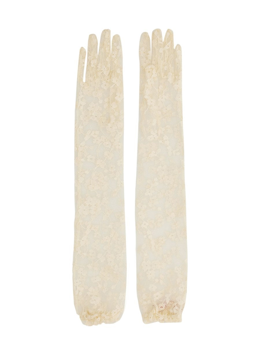 Valentino Garavani - Valentino Garavani Lace Gloves - Women’s Accessories