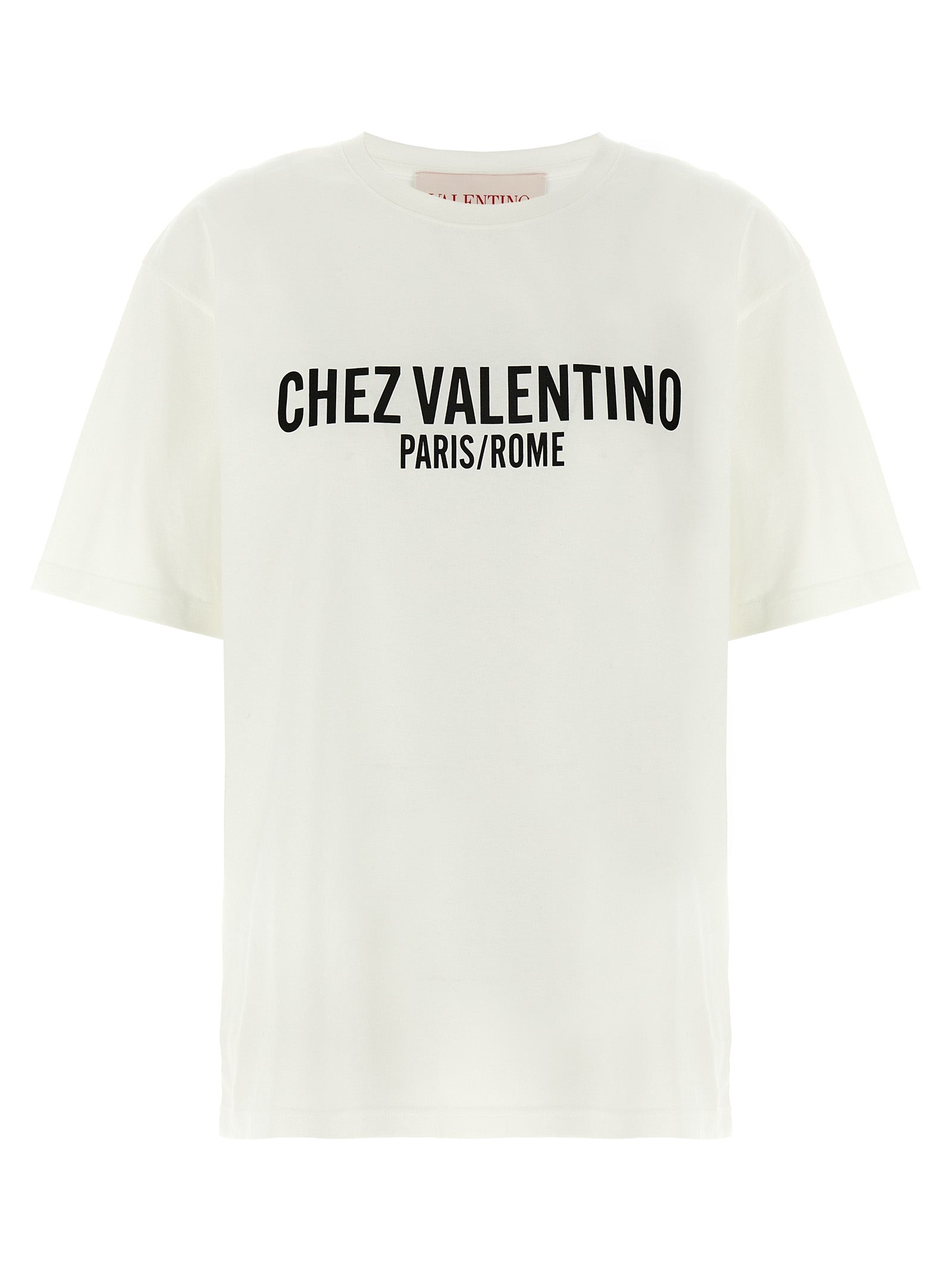 VALENTINO GARAVANI - VALENTINO GARAVANI - Valentino Garavani ’Chez Valentino’ T-shirt - Women’s Top