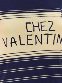 VALENTINO GARAVANI - VALENTINO GARAVANI - Valentino Garavani ’Chez Valentino’ T-shirt - Women’s Top