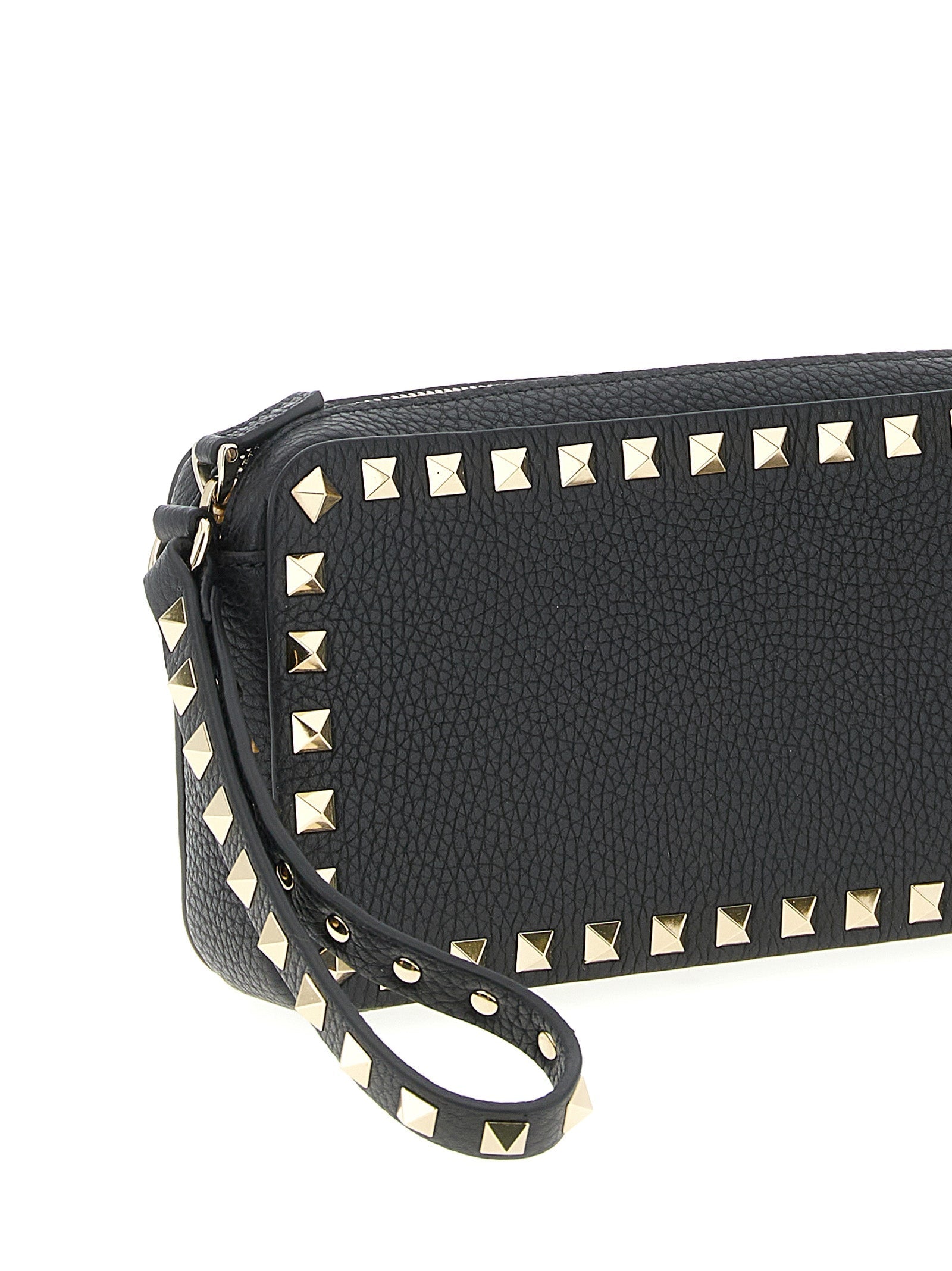 VALENTINO GARAVANI - VALENTINO GARAVANI - Valentino Garavani ’Rockstud’ clutch bag - Women’s Bags