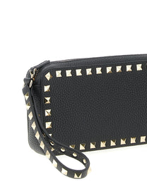 VALENTINO GARAVANI - VALENTINO GARAVANI - Valentino Garavani ’Rockstud’ clutch bag - Women’s Bags