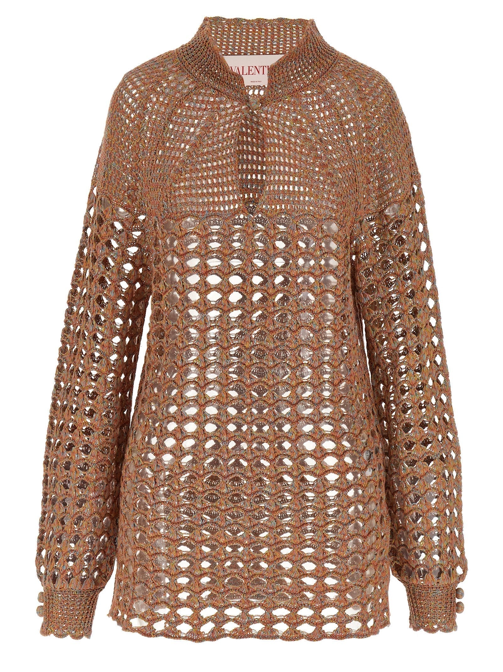 VALENTINO GARAVANI - VALENTINO GARAVANI - Openwork sweater - Women’s Knitwear
