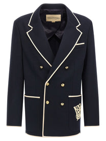 VALENTINO GARAVANI - VALENTINO GARAVANI - Valentino Garavani double-breasted blazer - Men’s Clothing
