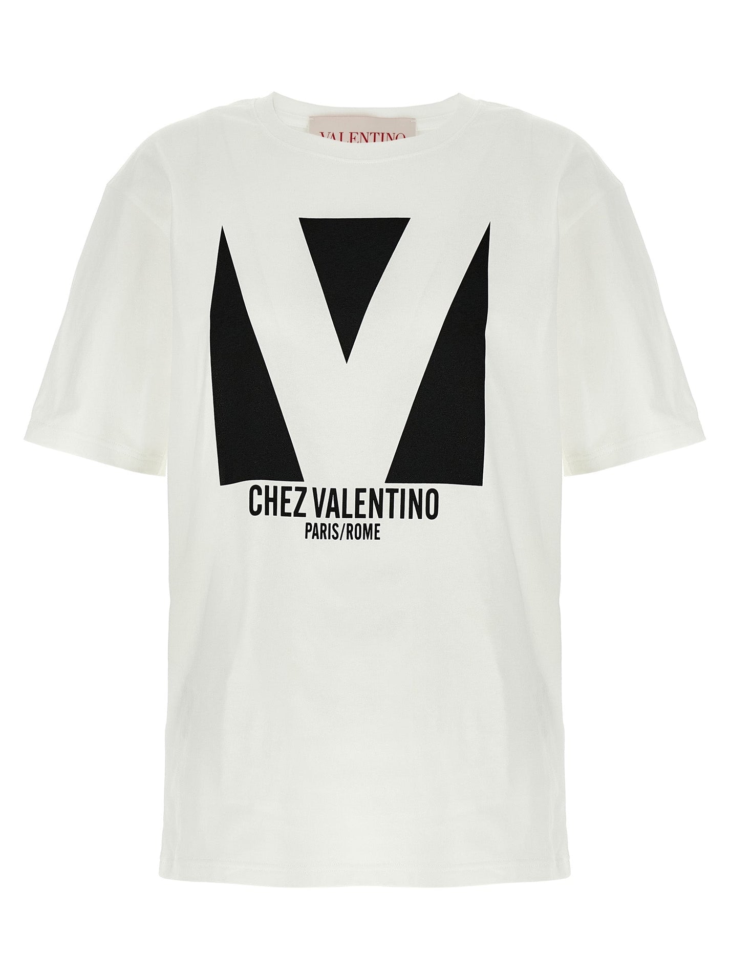 VALENTINO GARAVANI - VALENTINO GARAVANI - Valentino Garavani ’Chez Valentino’ T-shirt - Women’s Tops