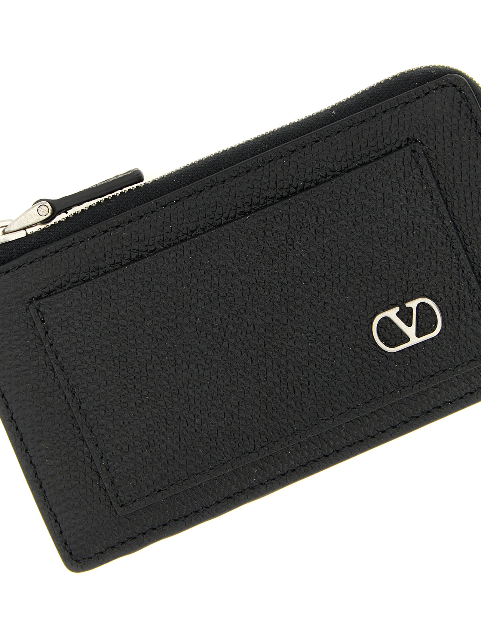 VALENTINO GARAVANI - VALENTINO GARAVANI - Valentino Garavani VLogo Signature Coin Purse - Men’s Accessories