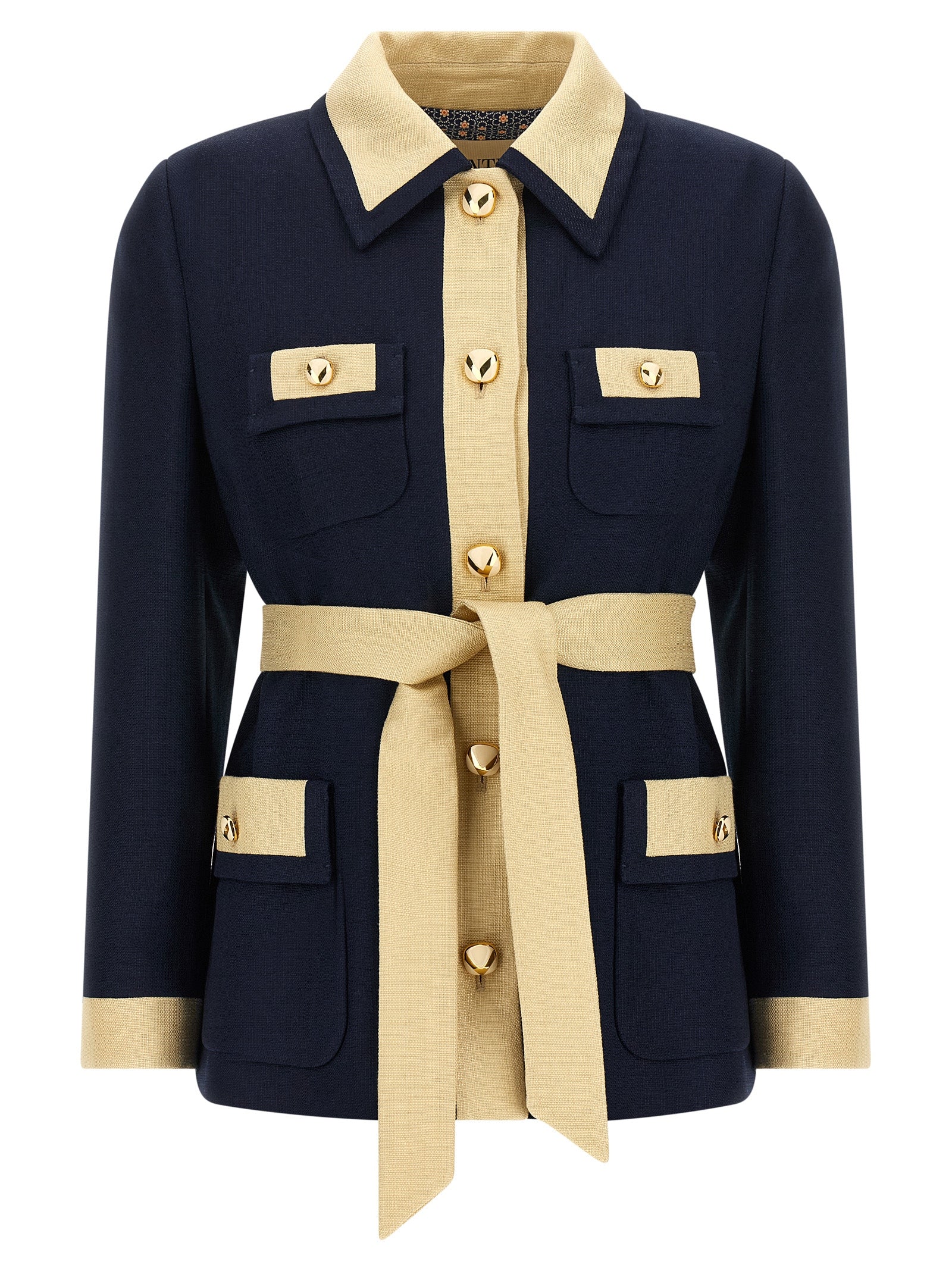 VALENTINO GARAVANI - VALENTINO GARAVANI - Valentino Garavani belted caban - Women’s Outerwear