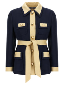 VALENTINO GARAVANI - VALENTINO GARAVANI - Valentino Garavani belted caban - Women’s Outerwear