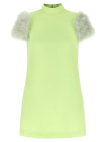 VALENTINO GARAVANI - VALENTINO GARAVANI - ’Valentino Garavani’ Feather Dress - Women’s Clothing