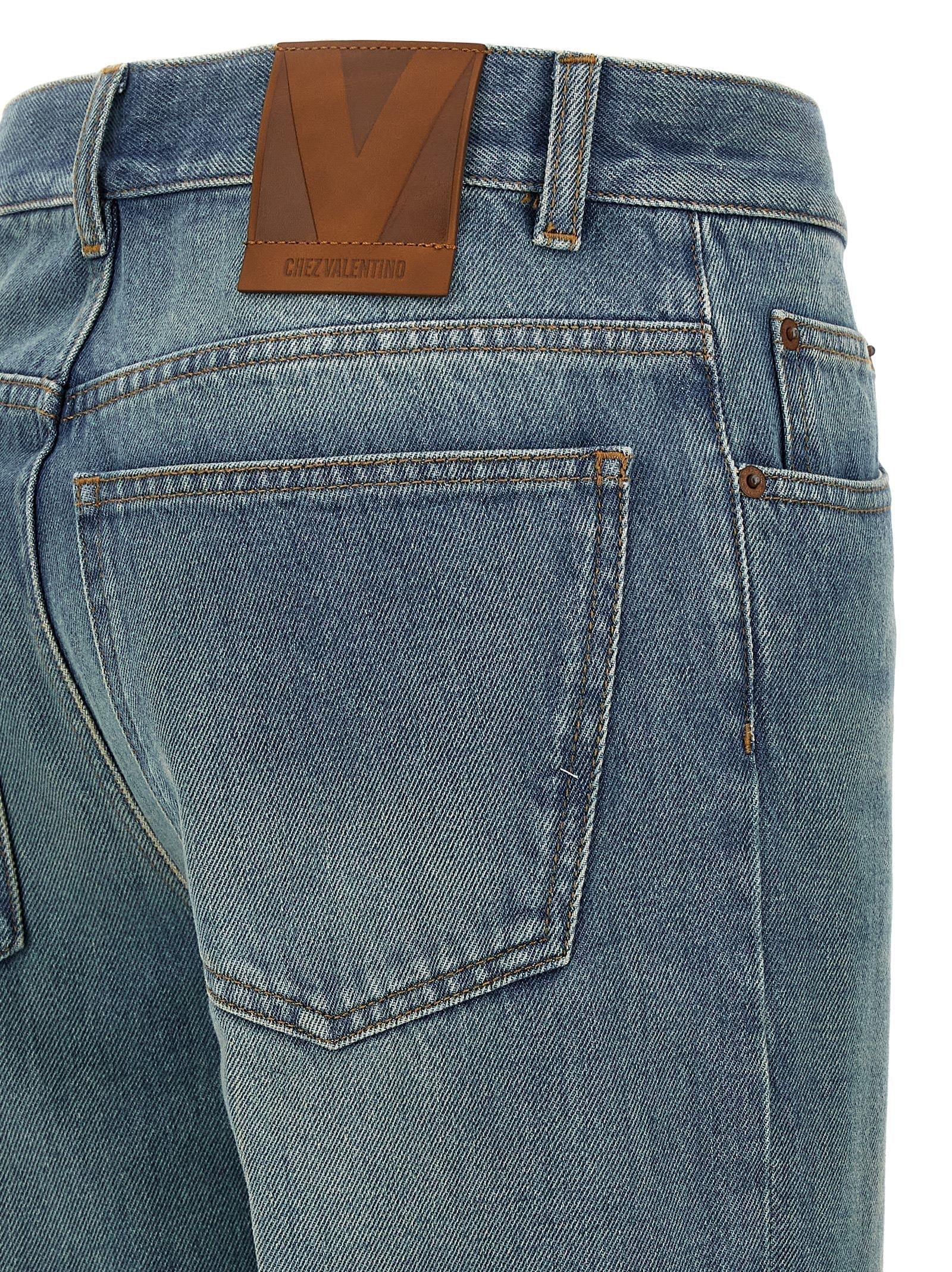 VALENTINO GARAVANI - VALENTINO GARAVANI - Valentino Garavani jacquard jeans - Women’s Bottoms