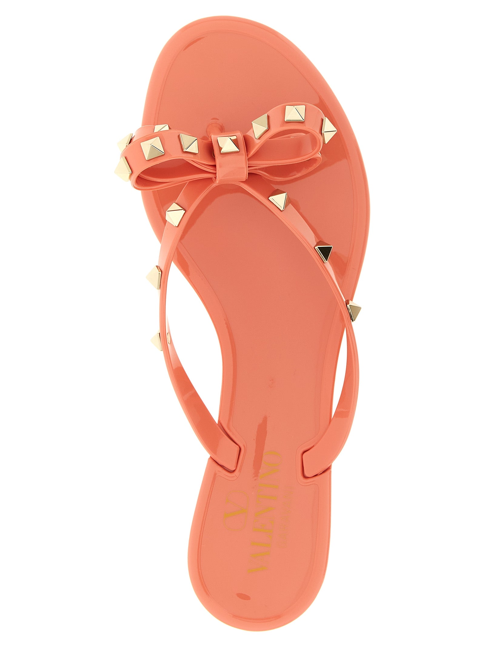 VALENTINO GARAVANI - VALENTINO GARAVANI - Valentino Garavani ’Rockstud’ thong sandals - Women’s Shoes