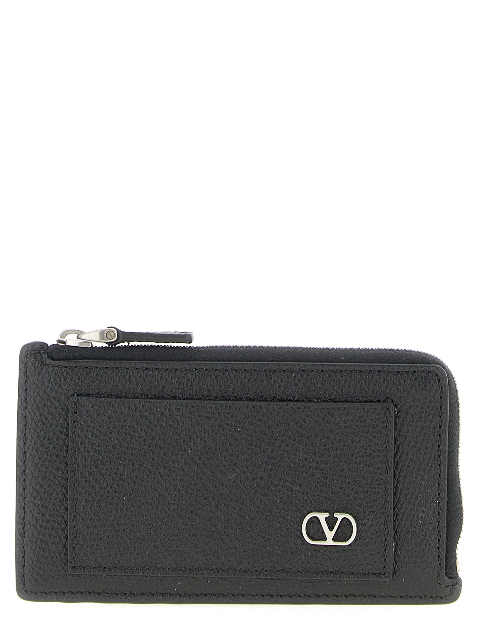 VALENTINO GARAVANI - VALENTINO GARAVANI - Valentino Garavani VLogo Signature Coin Purse - Men’s Accessories